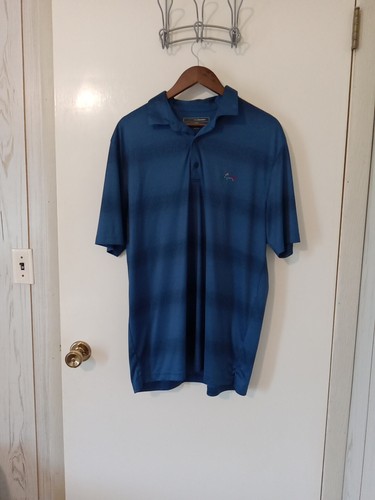Greg Norman Men's Play Dry Royal Blue Polo Golf XL Shirt - Ships Fast - Picture 8 of 9