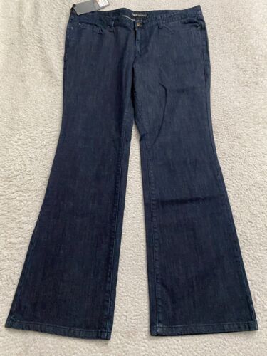 Mossimo Damen Bootcut Jeans Blau Größe 16 (38 x 33)