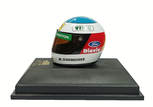 MINICHAMPS Helm 1991 Michael Schumacher 1:8 Formel1 Benetton - Picture 3 of 6