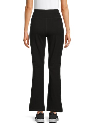 Athletic Works Women Stretch Cotton Blend Straight Leg Pants