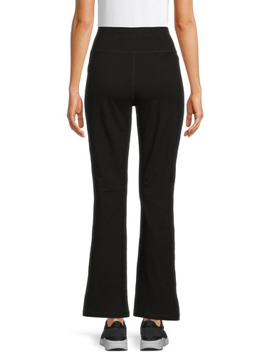 Athletic Works Damen Stretch Baumwollmischung gerades Bein Hose Größe XL schwarz --W2- - Bild 1 von 4