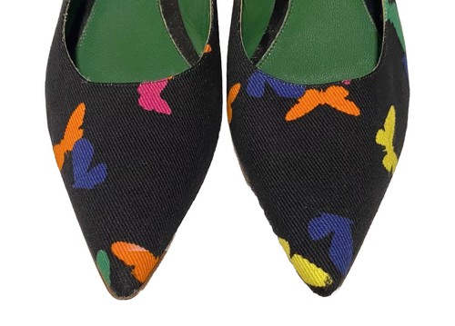 Paul Smith Cigno Butterfly Small Pfennigabsatz spitz Damenschuhe 40/US 10 Italien - Bild 8 von 21
