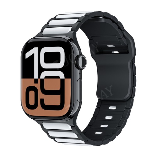 Magnetarmband für Apple Watch Series 10 9 8 7 6 5 SE Ultra 2 44/41/45/49mm - Bild 15 von 34