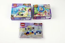 Lego Friends THREE Sets 30400 41383 41306 SEALED Mia's Beach Scooter NEW