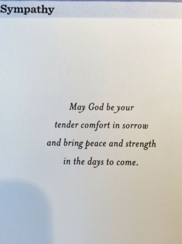 DAYSPRING SYMPATHY Card, W/Religious message,for Friends Family, 15 Choices 100P - Picture 36 of 40