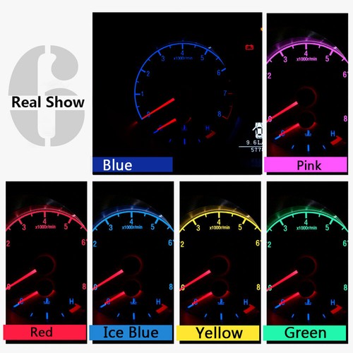 10Pcs/Set T3 Neo Wedge LED Car Accessory Dashboard Instrument Light Bulb Lights - Picture 6 of 17