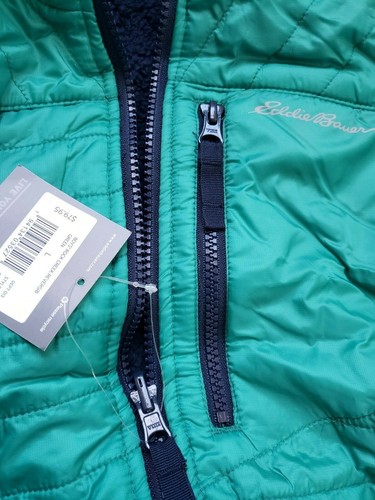 Eddie Bauer Big Boys Rock Creek Reversible Jacket Green Size L - Picture 5 of 7