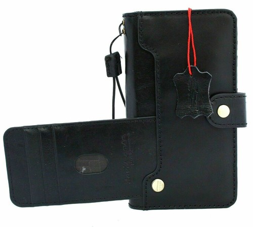 Genuine Leather Case for Samsung Galaxy S22 ID Wallet Book Wireless Black Davis - Picture 8 of 9