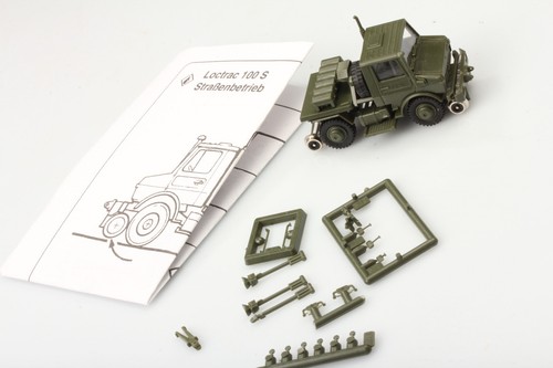 H0 Roco Loctrac 100 S Bundeswehr Unimog Straße Schiene Schmutz/Kratzer o.OVP - Bild 6 von 18