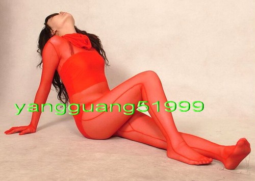 Unisex Sexy Full Bodysuit Outfit 8 Color Spandex Silk Suit Catsuit Costumes F157 - Picture 15 of 20