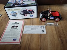 Vintage 1997 Crown Premiums Big Auto Parts 1:6 Scale Pedal Car Bank