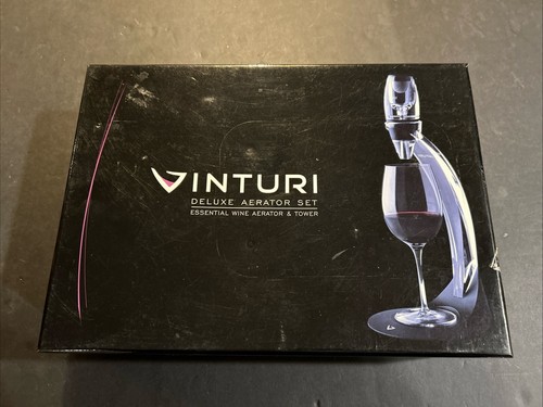 Vinturi Deluxe Essential  Wine Aerator Pourer and Tower Set - Picture 1 of 4