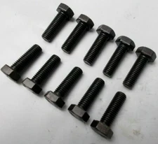 Hex Head Bolt M8 8mm - 1.25 x 25 Long "10 Bolts" Grade 10.9  M8-1.25x25
