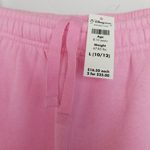 Disney Store Girls Lg (10-12) Pink Sweatpants New with Tags elastic waist - Picture 5 of 5