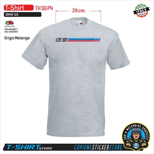 T-SHIRT Custom Shirt BMW GS Motorsport Motorrad grau TH SG P4 - Bild 1 von 2