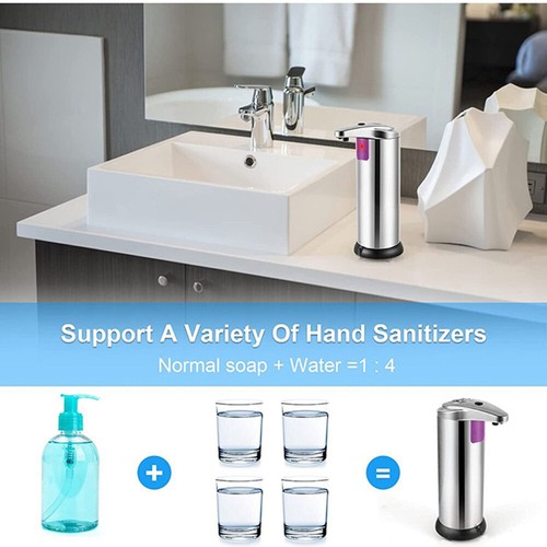 Touchless Automatic Soap Dispenser,Liquid Hand Soap Dispenser,Soap Dispenser - Picture 7 of 11