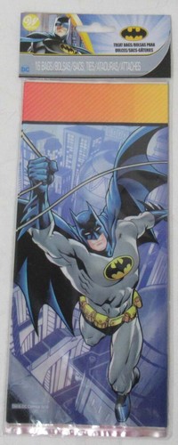 Wilton Birthday 16 Gift Party Treat Bags DC Comics BATMAN new - Picture 1 of 3