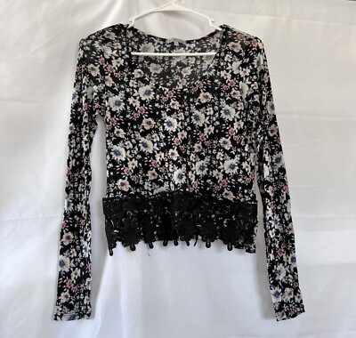 T-shirt Manches Longues Femme Charlotte Russe - Taille S - Beige - 100% Coton