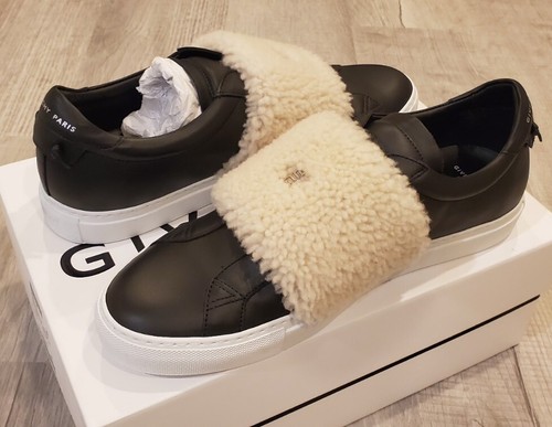 $695, Givenchy Men's Lamb Shearling Urban Street Sneakers, Size 11US (44 EUR) - Picture 7 of 10