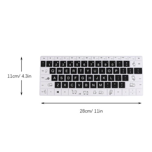 Laptop-Tastaturfolie Tastaturabdeckung Computerfilm Aus Silikon Gemalt - Bild 10 von 12
