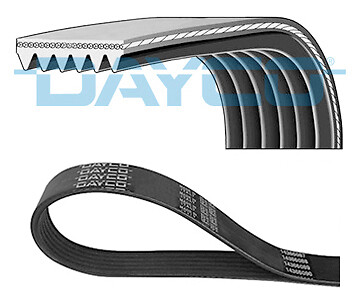 Cinturón acanalado en V 6PK1310 DAYCO para Chrysler, Fiat, Ford, Lancia, Mazda, Volvo - Imagen 1 de 1