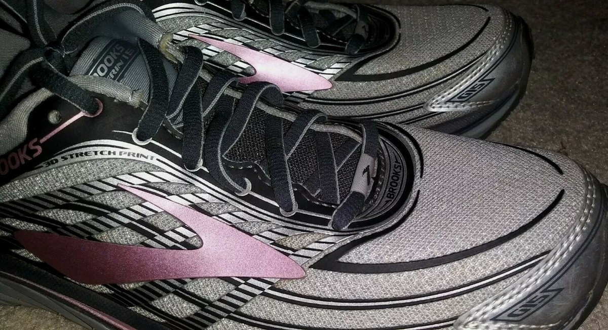 Brooks Glycerin 15 Super DNA Womens sz 8.5 Running Shoes Silver Gray Pink eBay
