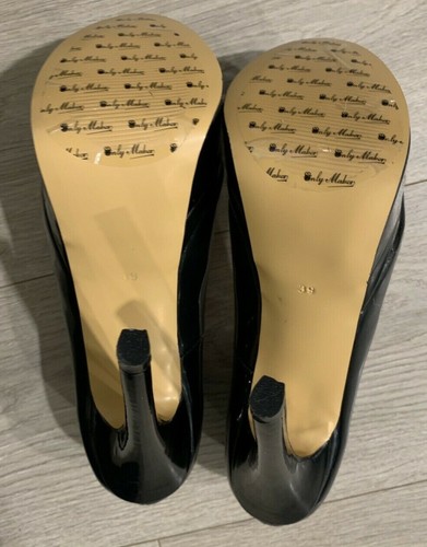 Onlymaker Peep Toe Black Platform High Heel Stiletto Pumps Size 6 - Picture 5 of 9