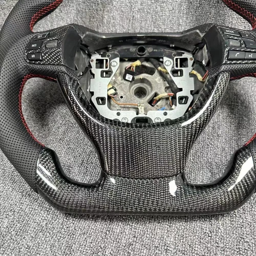 Real Carbon Fiber Steering Wheel for BMW F10 550i M5 F18 F07 535 520 528 535i - Picture 9 of 9