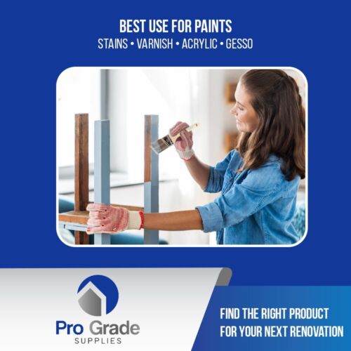 3" Angle House Wall,Trim Paint Brush Set Home Exterior or Interior Brushes - Picture 4 of 7