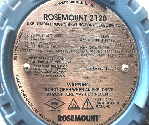 Rosemount 2120 Vibrating Fork Level Switch - Bild 2 von 8