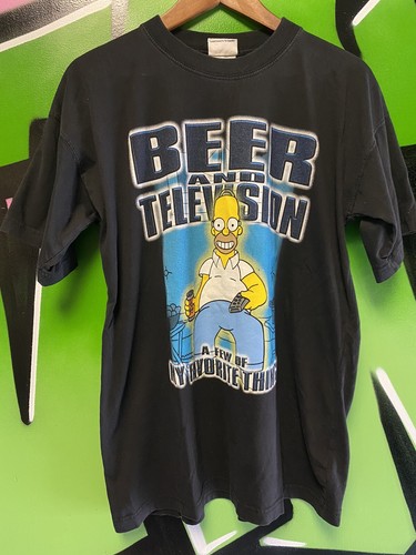 HOMER SIMPSON BOXERS /'NO FUNCTION WITHOUT BEER/' -SIZES S M XL ORANGE L