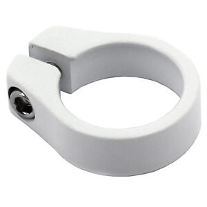 Alloy-Mountain-MTB-Road-Bike-Bicycle-Seat-Post-Clamp-35-0mm-White