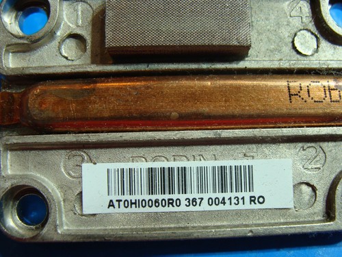 Acer Aspire E1-531 15.6" Genuine Laptop CPU Cooling Heatsink AT0HI0060R0 - Picture 5 of 5