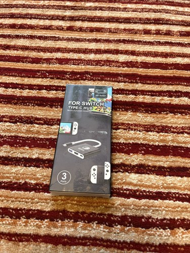 Nintendo Switch OLED 3-in-1 Type-C Hub Adapter USB-C to USB 3.0 HDMI & USB-C PD - Picture 1 of 3