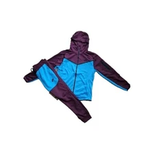 New Nike Tech Cotton Sweat Suit  Zip Up Hoodie & Joggers Men's Set Large READ! 