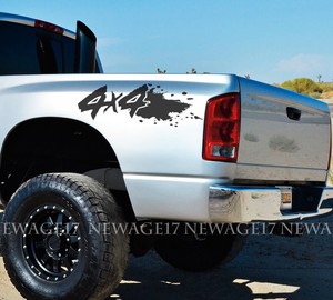 Jeep GM Mud splash side graphics vinyl decal stickers UNIVERSAL size fit for Toyota Dodge Chevy Ram lifted suv Nissan pick up GMC