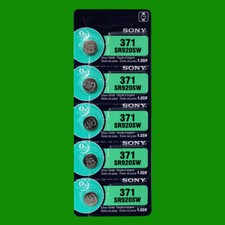 Sony 371 SR920SW Watch Battery - 5Pc