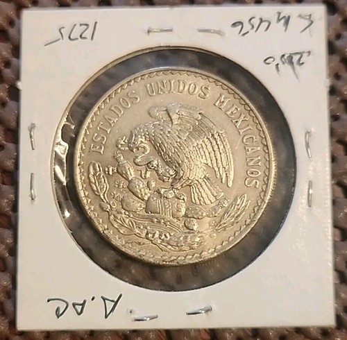 Moneda de plata mexicana de un peso 1947 México $1 un peso Morelos sin circular - Imagen 3 de 5