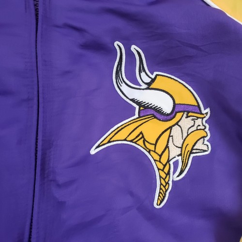 Minnesota Vikings Jacke Herren Extra Large Lila Gelb Football Wende * - Bild 3 von 18
