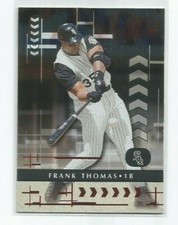FRANK THOMAS (Chicago White Sox) 2001 PLAYOFF ABSOLUTE CARD #7