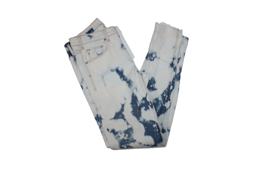 McGuire Light Wash Tie Dye Acid Wash Slim Jeans USA Größe 27 - Bild 2 von 8