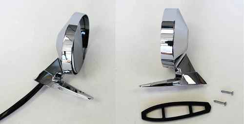 NEW! 1965-1966 Ford Mustang Right and Left Side Matching Mirrors Pair Both Sides