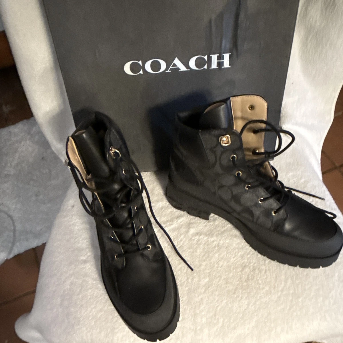 Coach Mid (2-2.9 in) Heel Height Ankle Boots for Women for sale | eBay