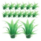 15 Stück künstliche Ananasblätter: Realistisches Modell mit grünen