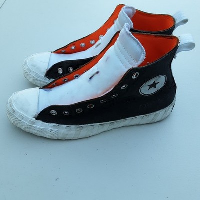 Converse UNT1TL3D men's high top in black /mandarin orange colorway 9.5
