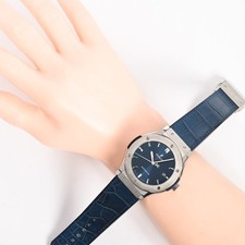 HUBLOT Classic Fusion Titanium Blue 511.NX.7170.LR Watches / blue Mechanical... 7