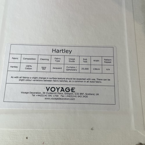 Voyage Hartley Fabric Sample Book. 100% Cotton. Ideal For Craft Projects - Picture 23 of 24