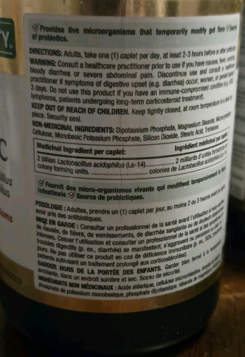 Nature's Bounty Acidophilus Extra-Fort Probiotic 2 Billion, 150 Caplets EXP 8/25 - Picture 3 of 4