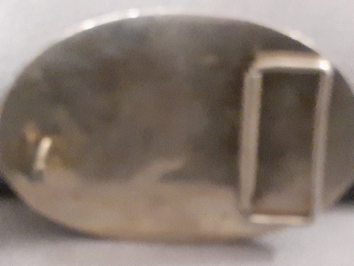 Vintage Scorpion Belt Buckle - 4X3 Red Mother Of Pearl Silver Tone - Picture 4 of 8