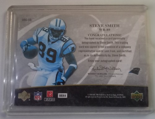 Steve Smith 2006 Upper Deck Ultimate Collection Ultimate Scripts #USC-SS - Picture 7 of 7